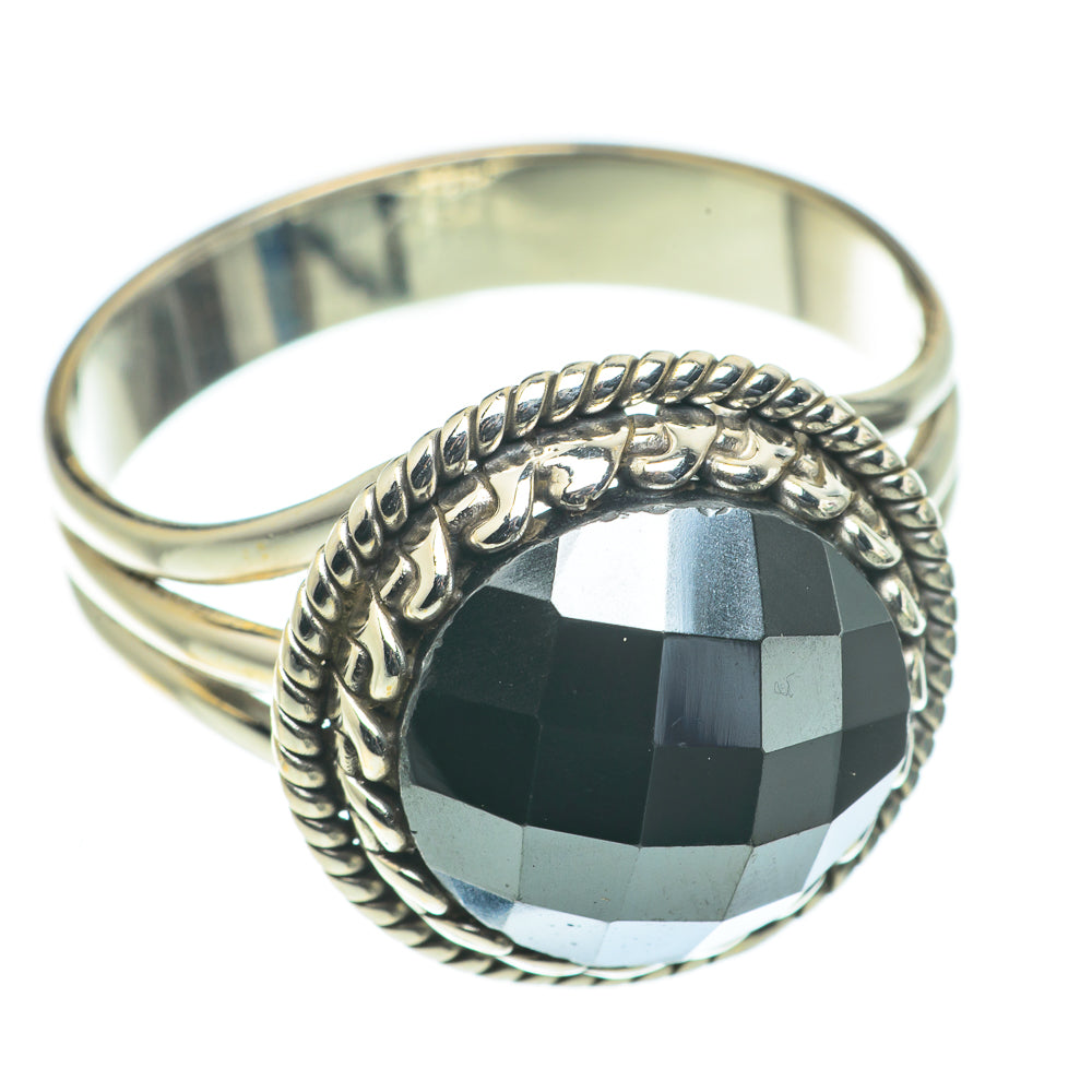 Hematite Rings handcrafted by Ana Silver Co - RING63425