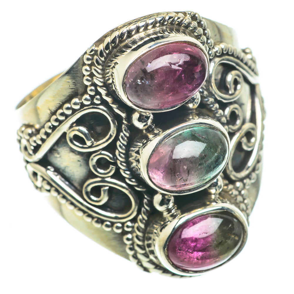 Pink Tourmaline Rings handcrafted by Ana Silver Co - RING63435