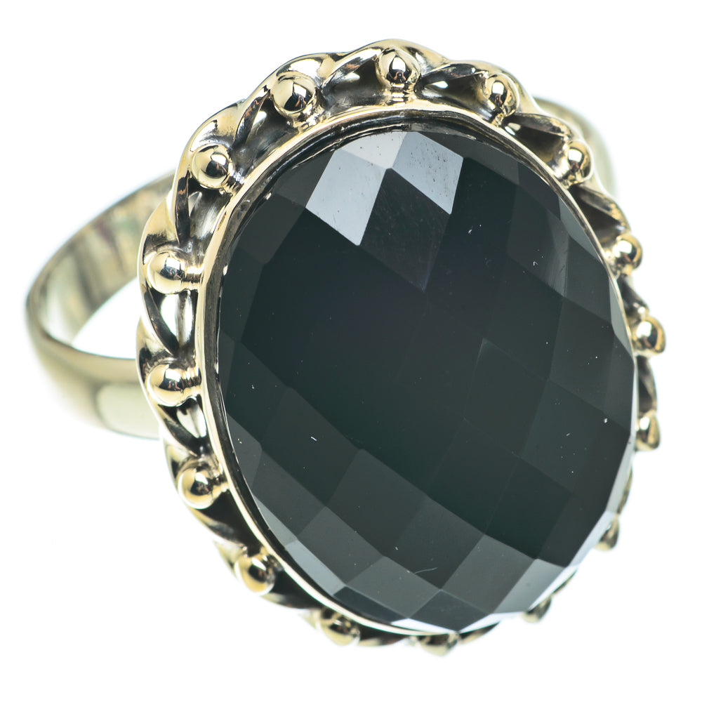 Black Onyx Rings handcrafted by Ana Silver Co - RING63461