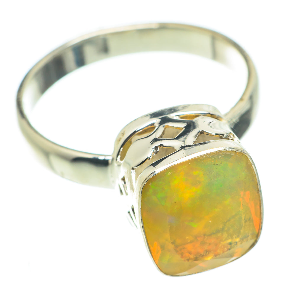 Ethiopian Opal Rings handcrafted by Ana Silver Co - RING63465