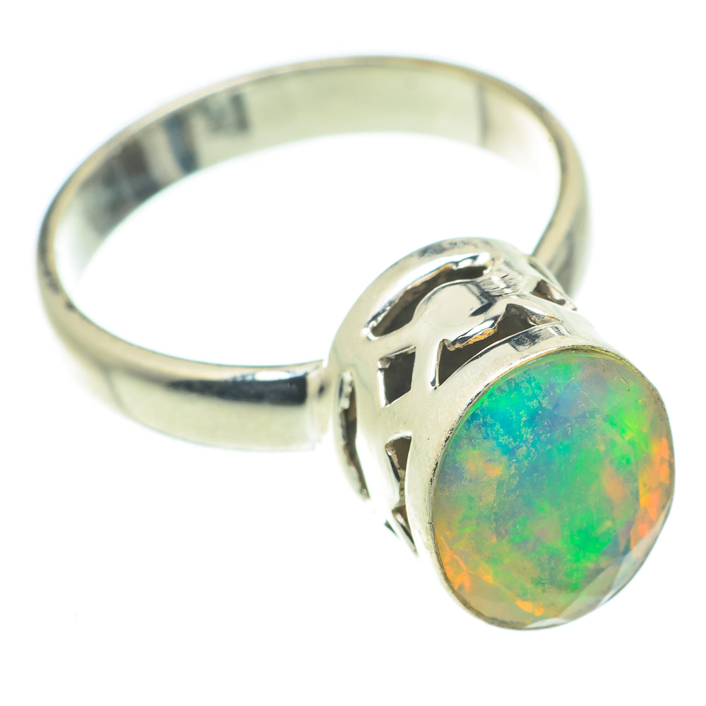 Ethiopian Opal Rings handcrafted by Ana Silver Co - RING63535