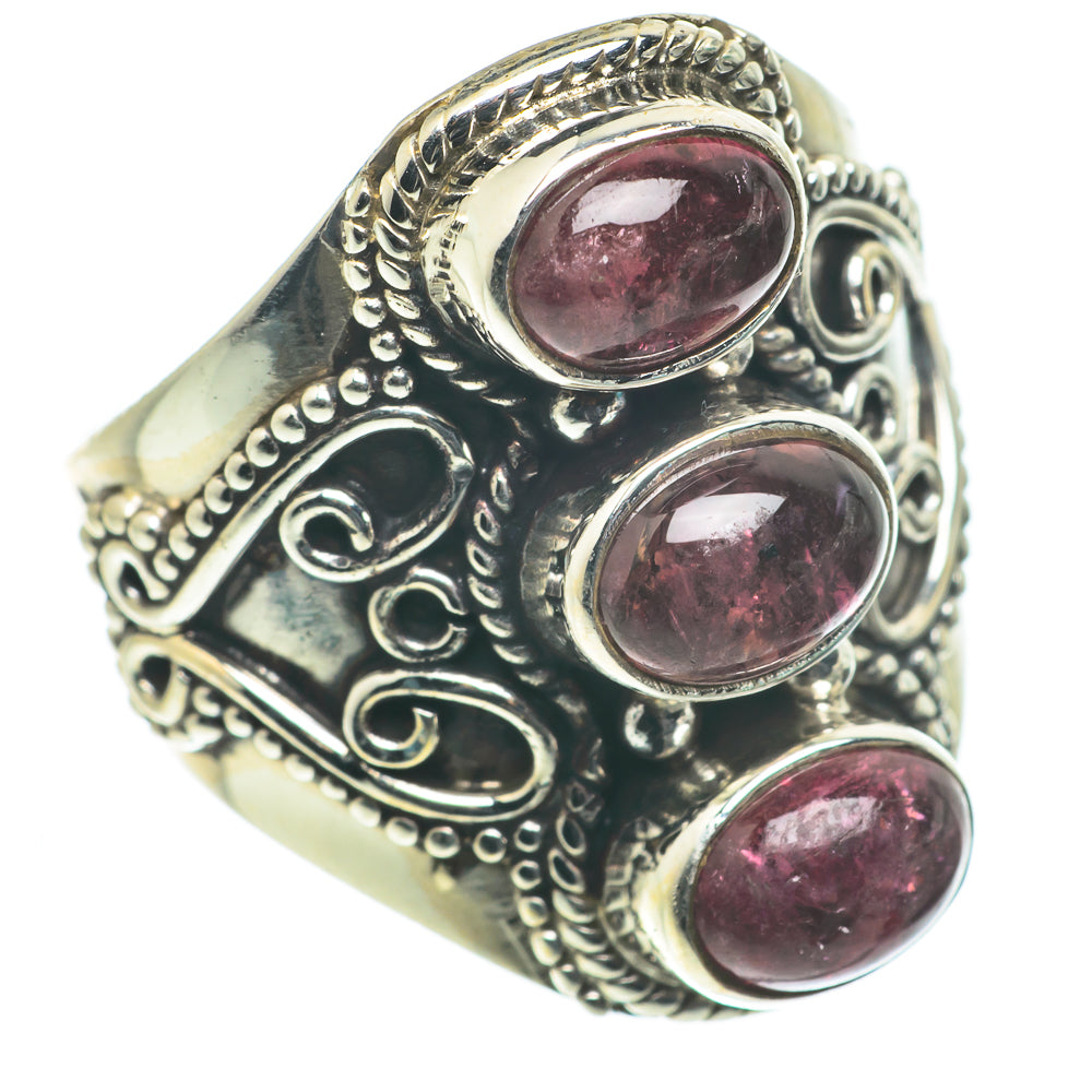 Pink Tourmaline Rings handcrafted by Ana Silver Co - RING63538