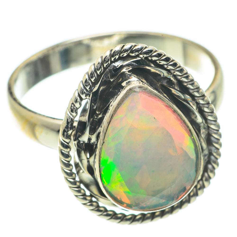 Ethiopian Opal Rings handcrafted by Ana Silver Co - RING63559