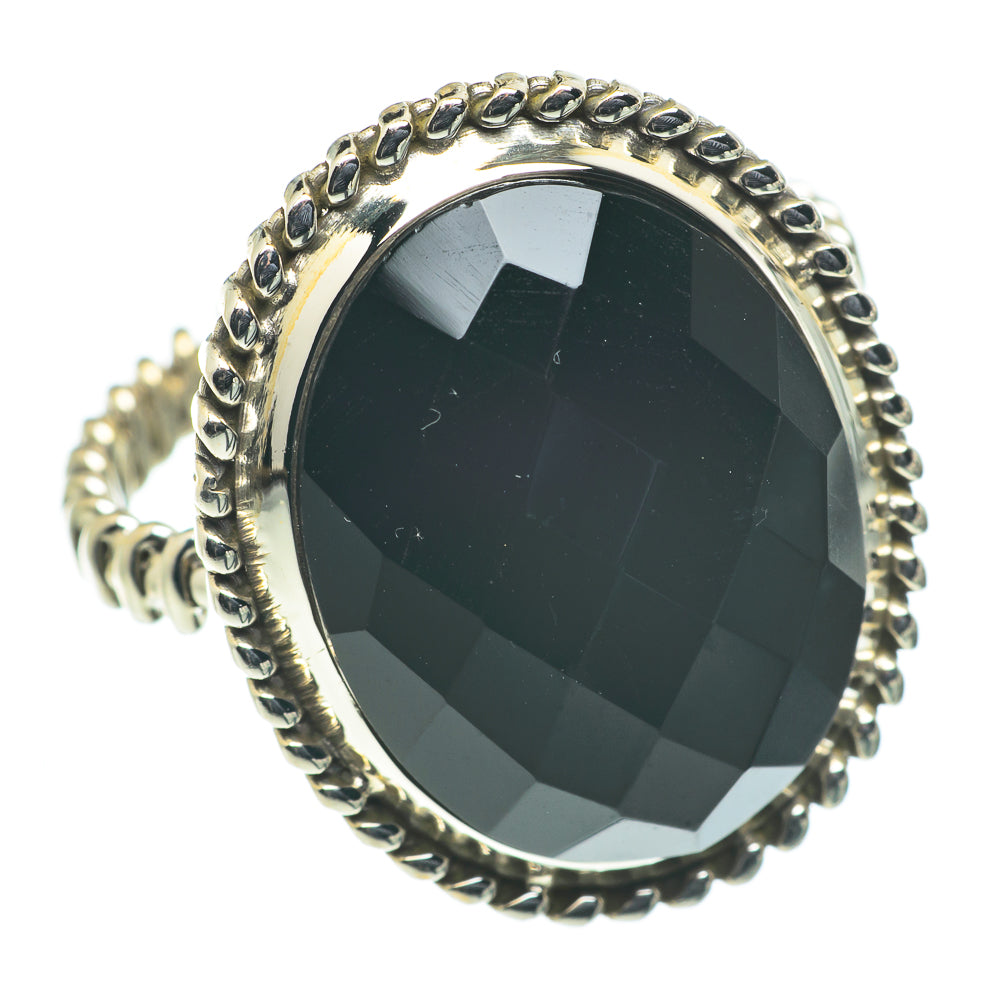 Black Onyx Rings handcrafted by Ana Silver Co - RING63569