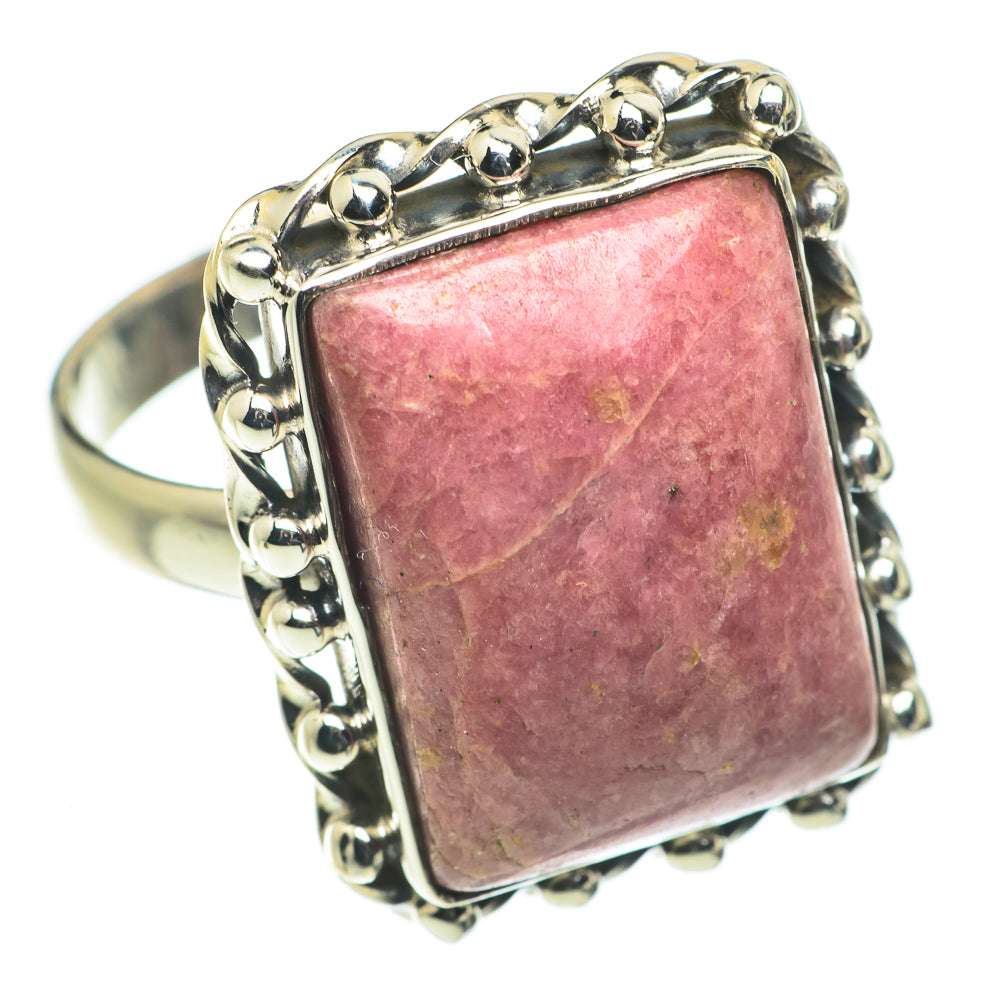 Rhodonite Rings handcrafted by Ana Silver Co - RING63586