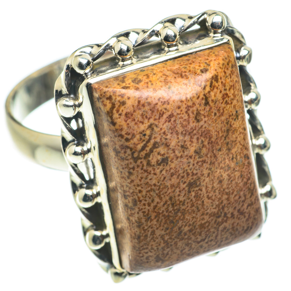 Ocean Jasper Rings handcrafted by Ana Silver Co - RING63602