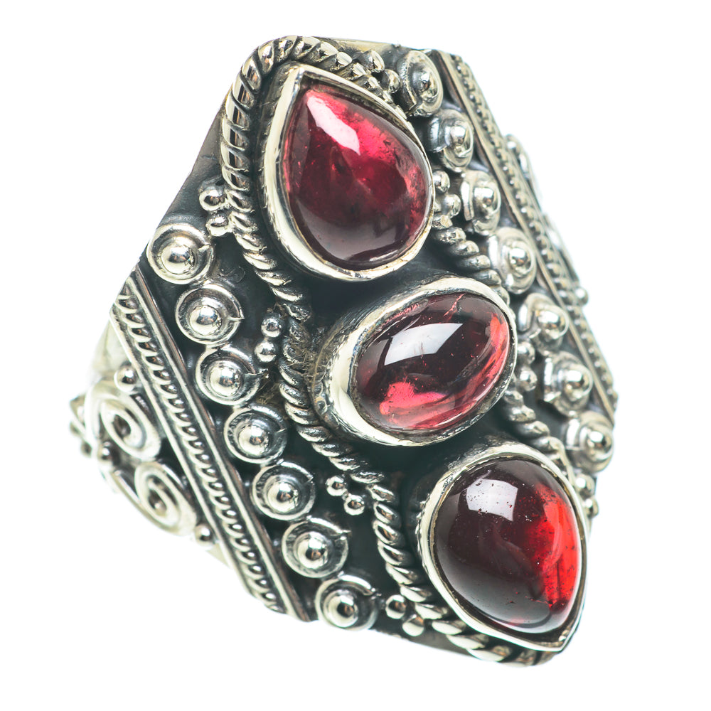 Garnet Rings handcrafted by Ana Silver Co - RING63626