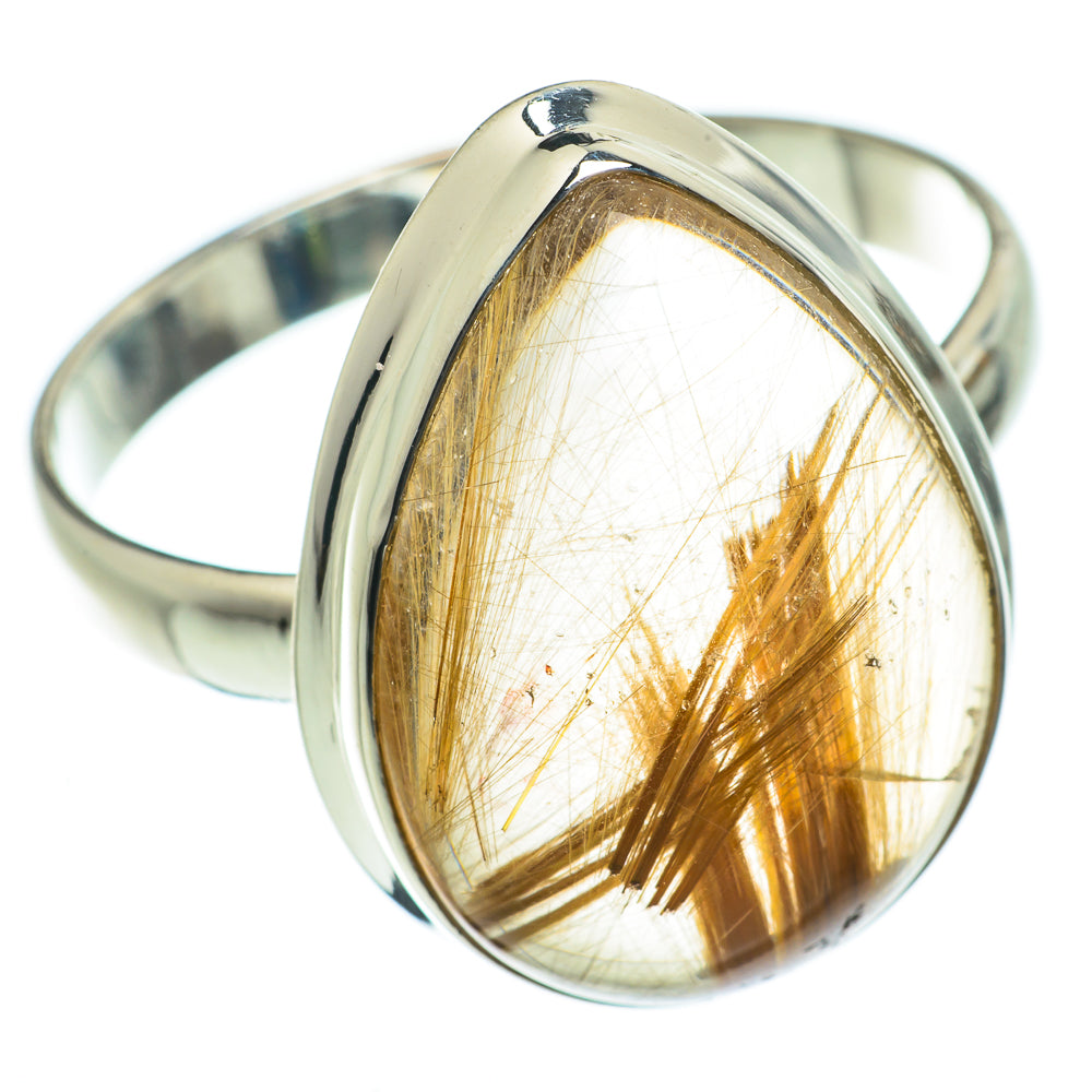 Rutilated Quartz Rings handcrafted by Ana Silver Co - RING63685