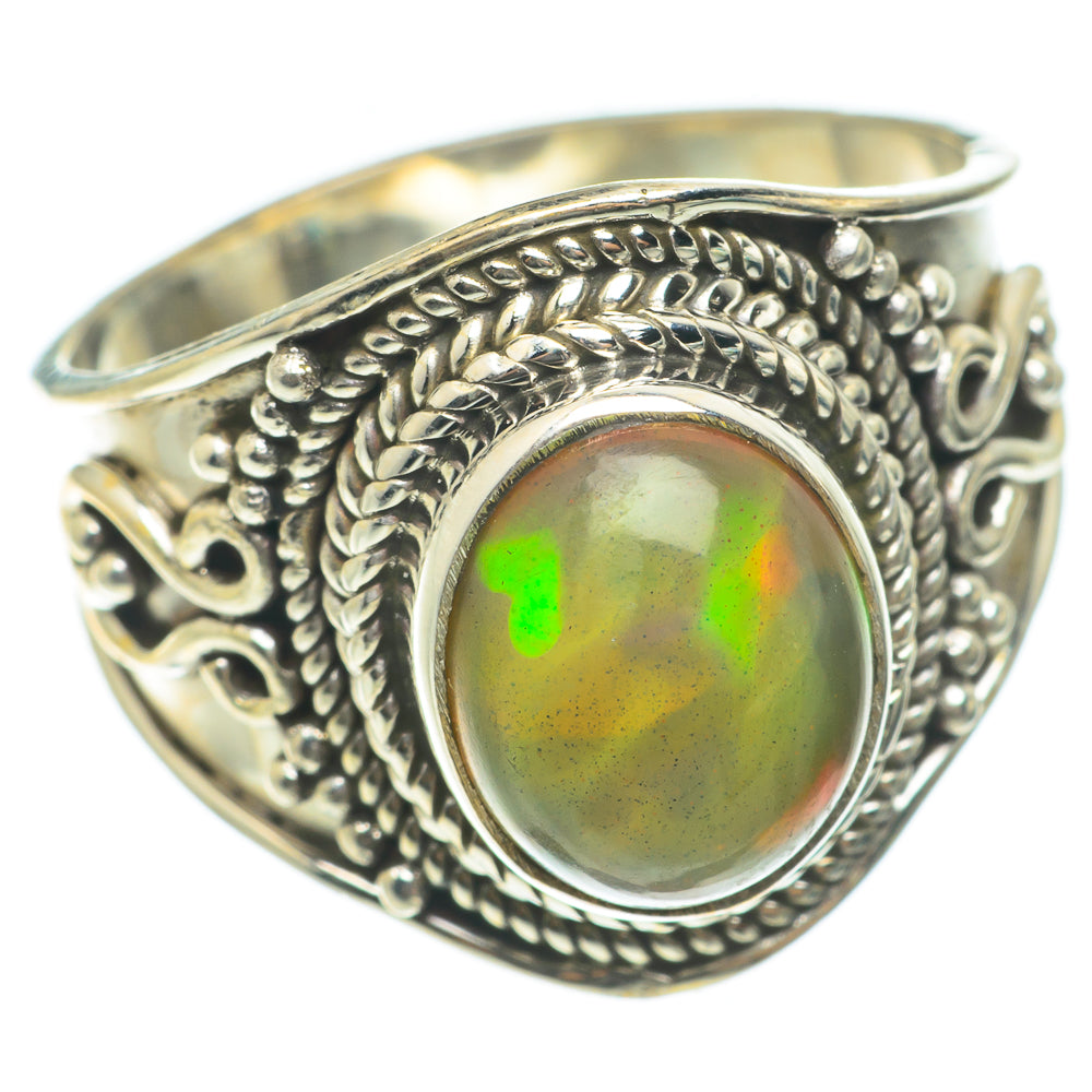 Ethiopian Opal Rings handcrafted by Ana Silver Co - RING63691