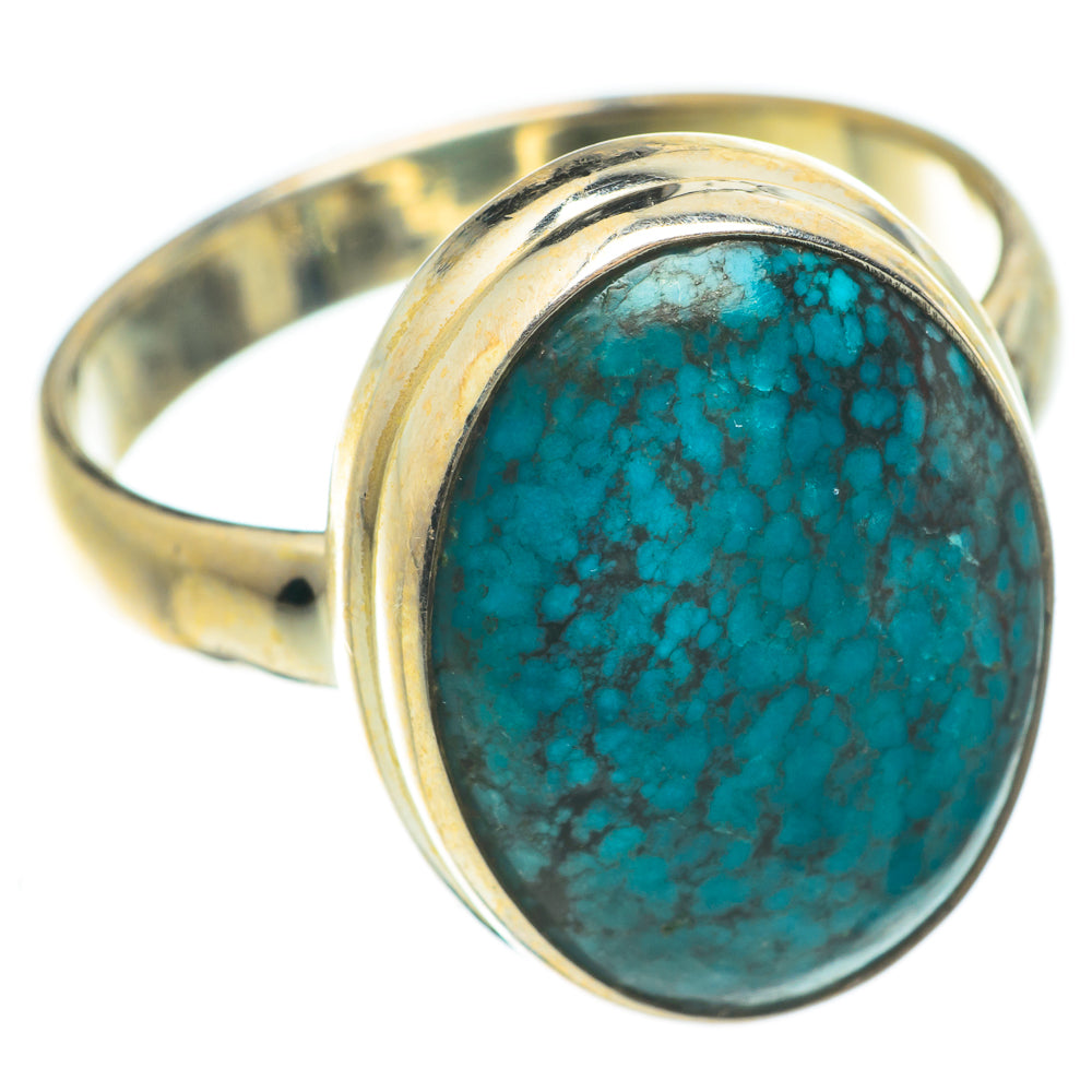 Tibetan Turquoise Rings handcrafted by Ana Silver Co - RING63717