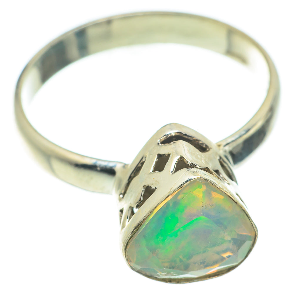 Ethiopian Opal Rings handcrafted by Ana Silver Co - RING63734