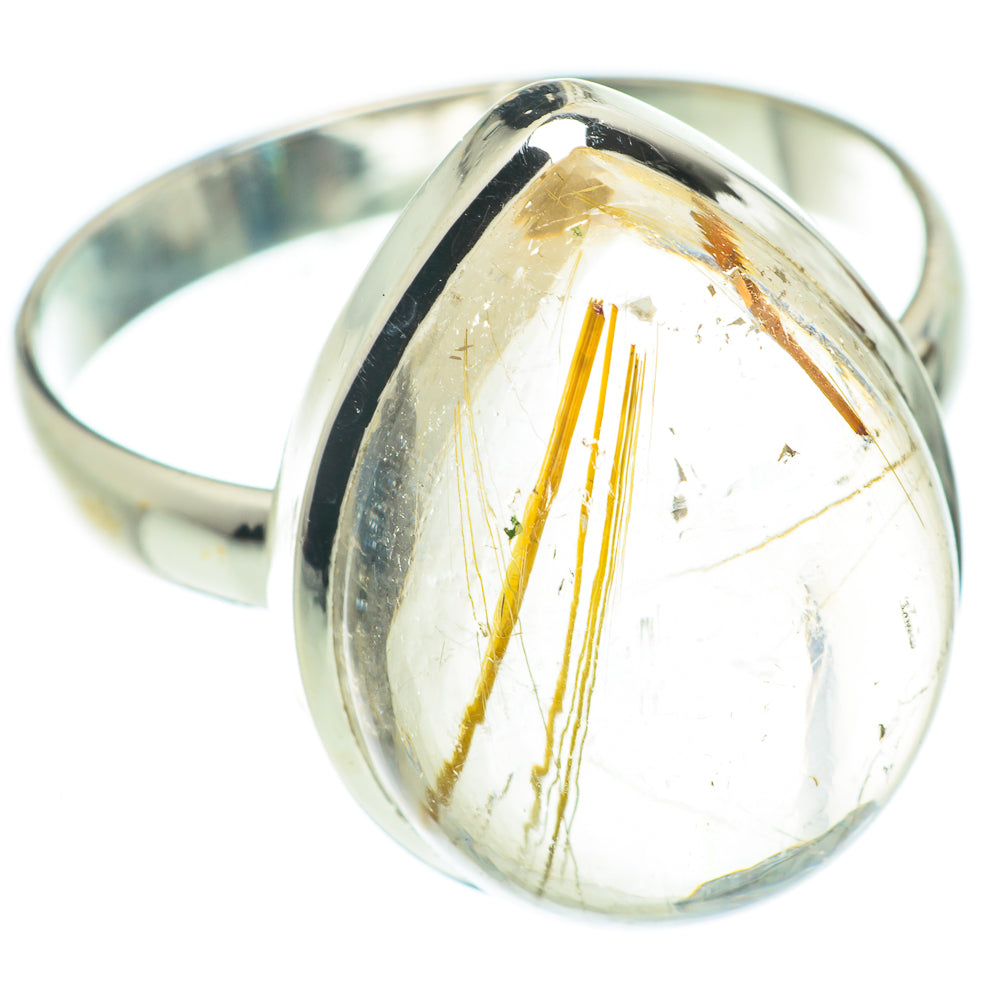 Rutilated Quartz Rings handcrafted by Ana Silver Co - RING63800