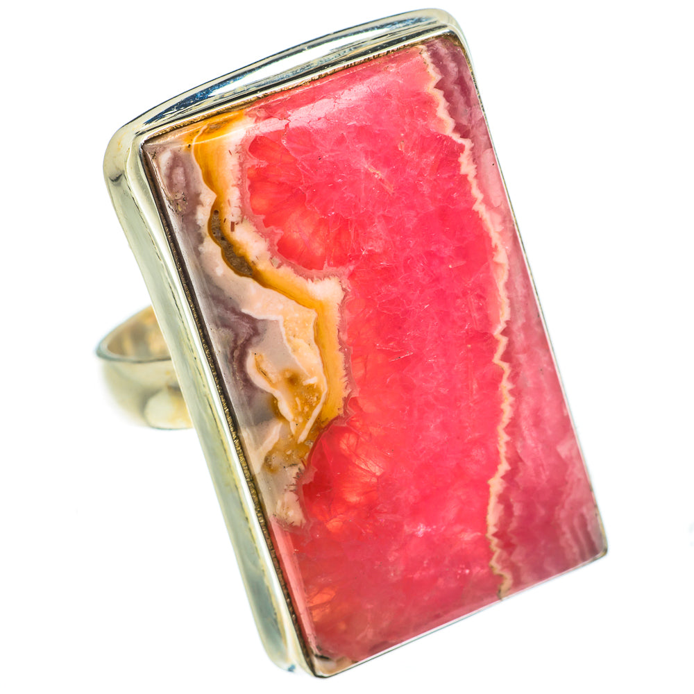 Rhodochrosite Rings handcrafted by Ana Silver Co - RING63828