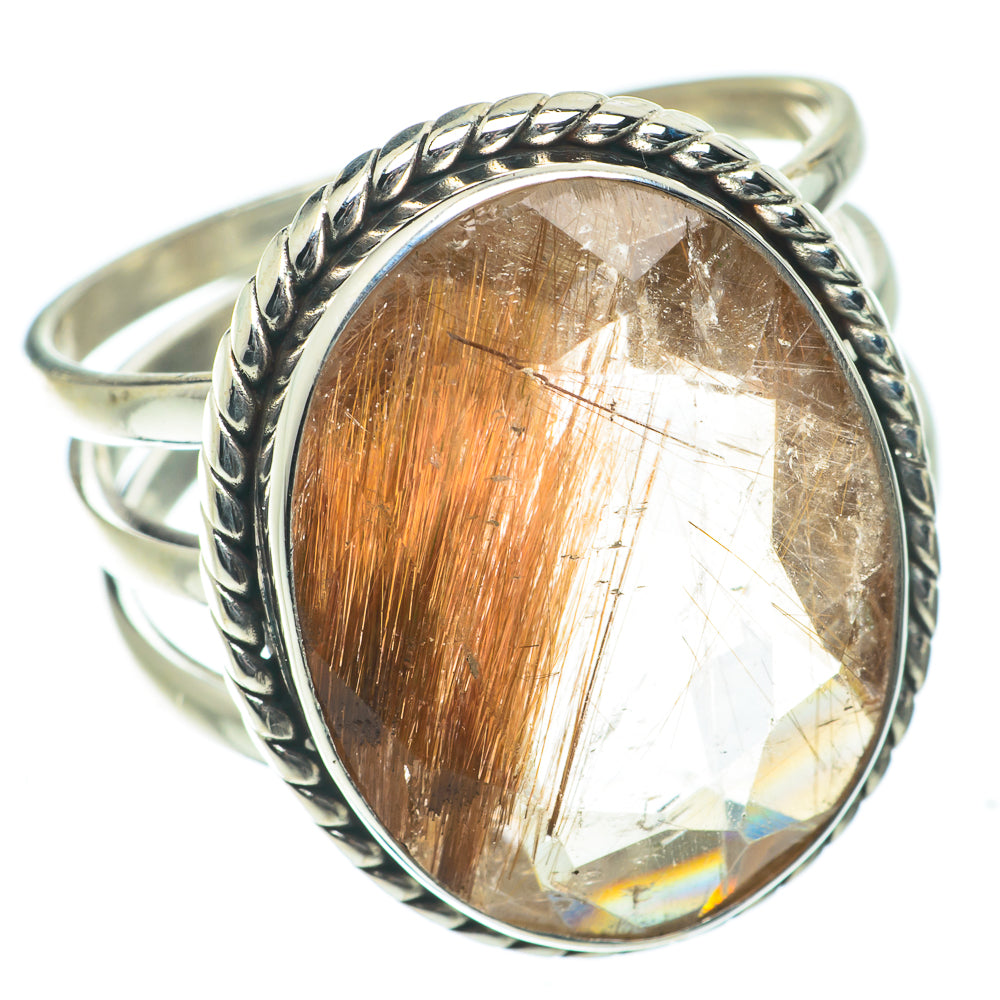Rutilated Quartz Rings handcrafted by Ana Silver Co - RING63920