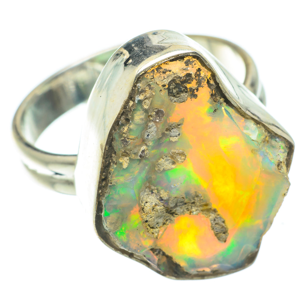 Ethiopian Opal Rings handcrafted by Ana Silver Co - RING63928