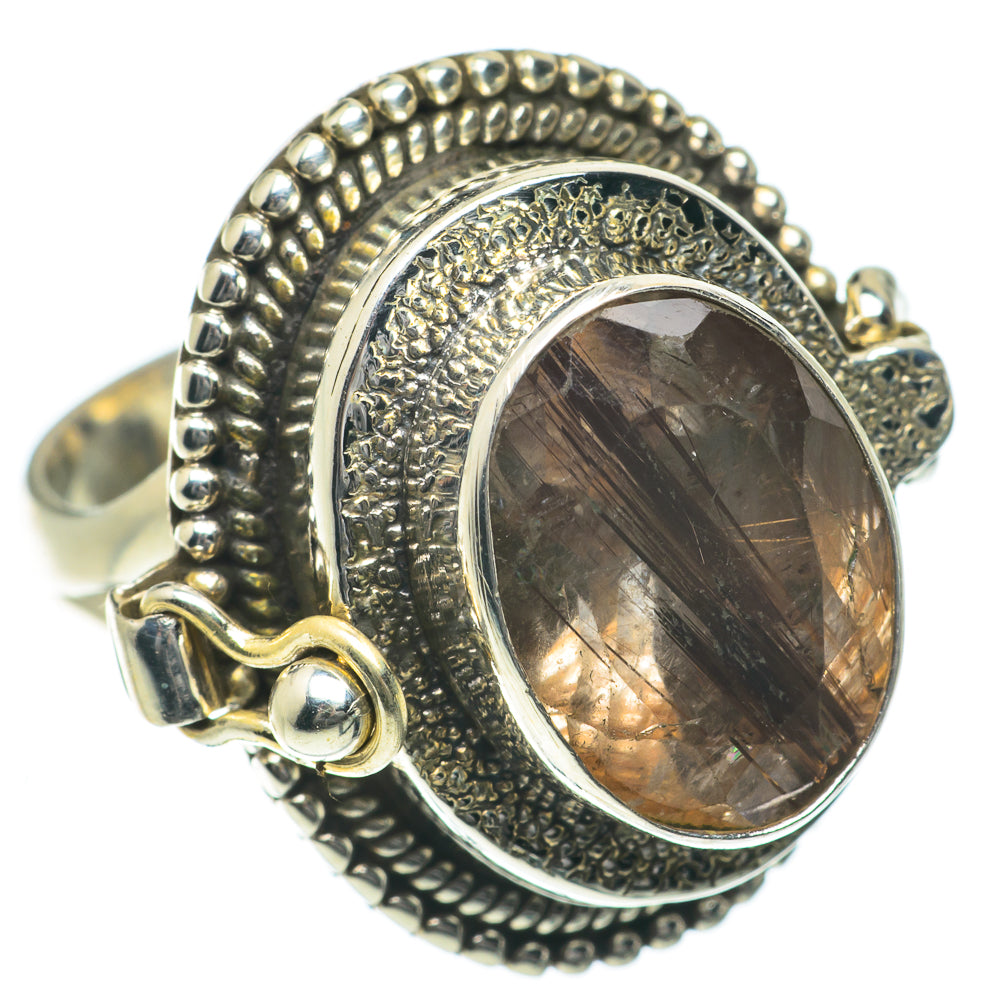 Tourmalinated Quartz Rings handcrafted by Ana Silver Co - RING63979