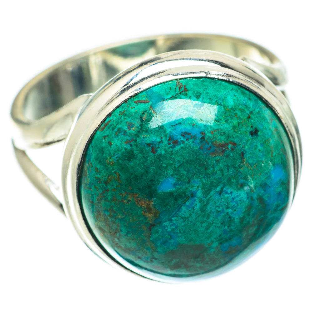 Chrysocolla Rings handcrafted by Ana Silver Co - RING64012