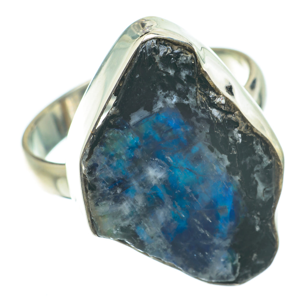 Rainbow Moonstone Rings handcrafted by Ana Silver Co - RING64030