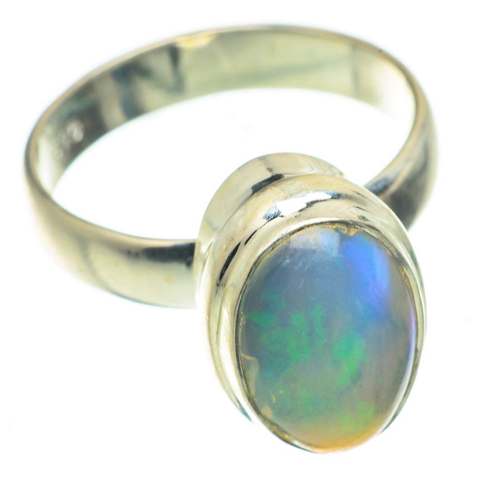 Ethiopian Opal Rings handcrafted by Ana Silver Co - RING64077