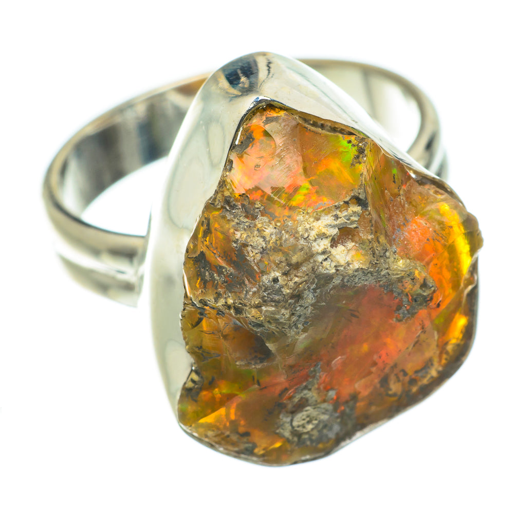 Ethiopian Opal Rings handcrafted by Ana Silver Co - RING64207