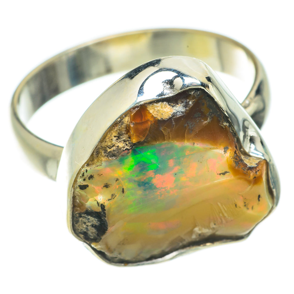 Ethiopian Opal Rings handcrafted by Ana Silver Co - RING64231
