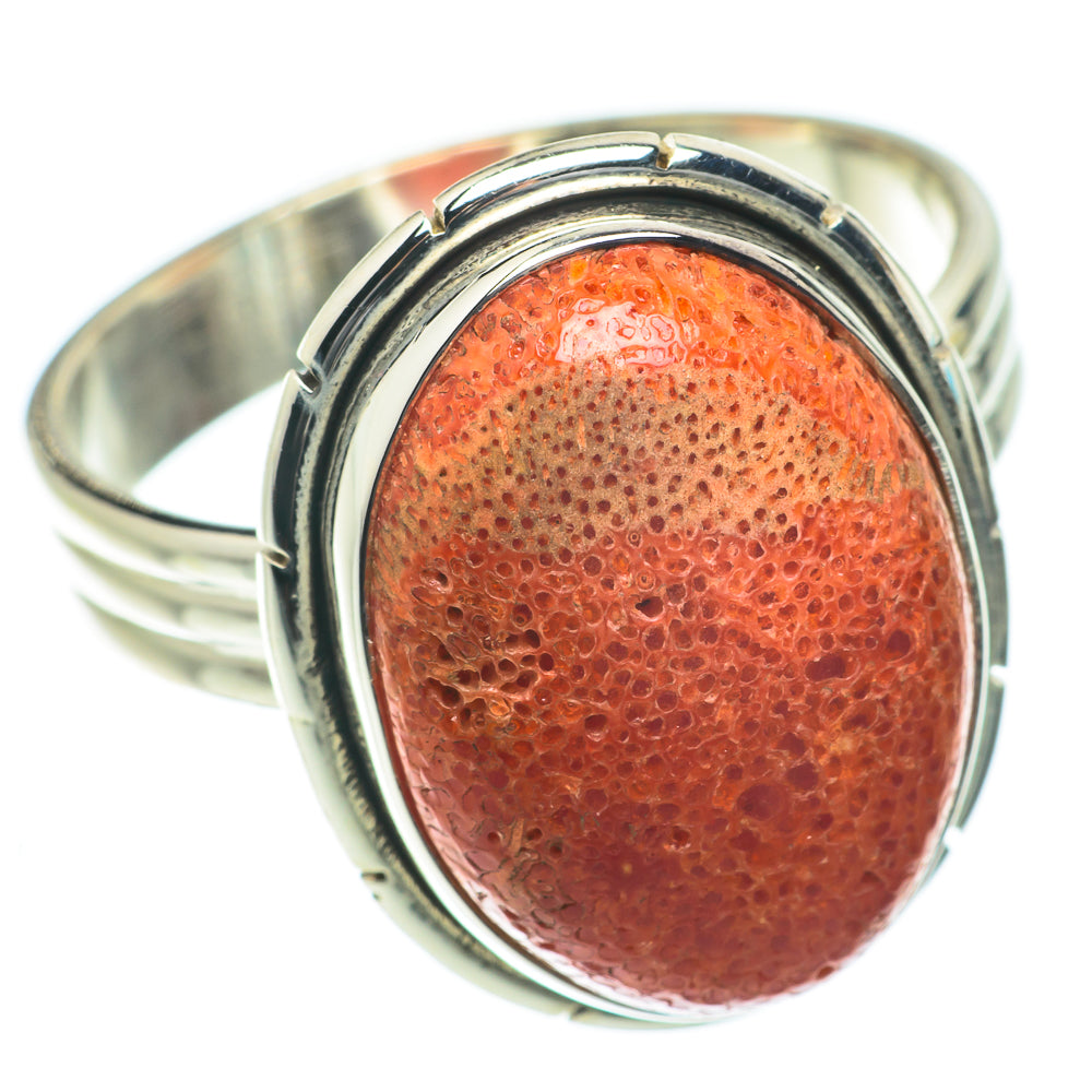 Sponge Coral Rings handcrafted by Ana Silver Co - RING64240