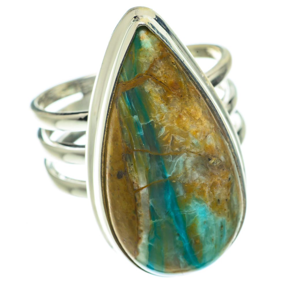 Peruvian Opal Rings handcrafted by Ana Silver Co - RING64253