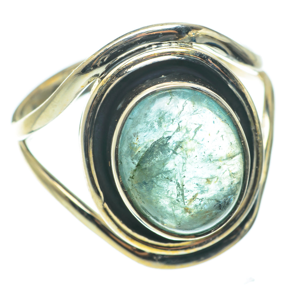 Blue Fluorite Rings handcrafted by Ana Silver Co - RING64322