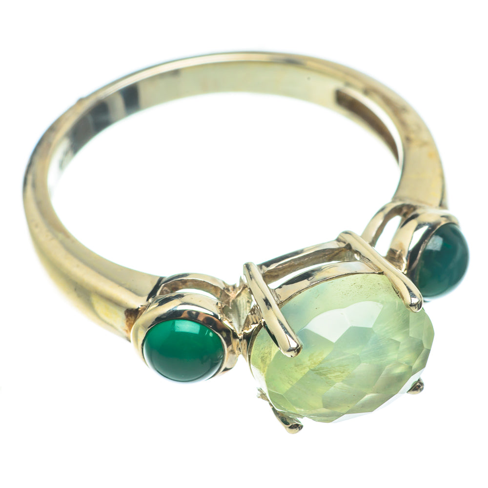 Prehnite Rings handcrafted by Ana Silver Co - RING64326