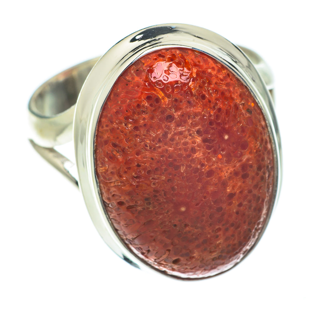Sponge Coral Rings handcrafted by Ana Silver Co - RING64391