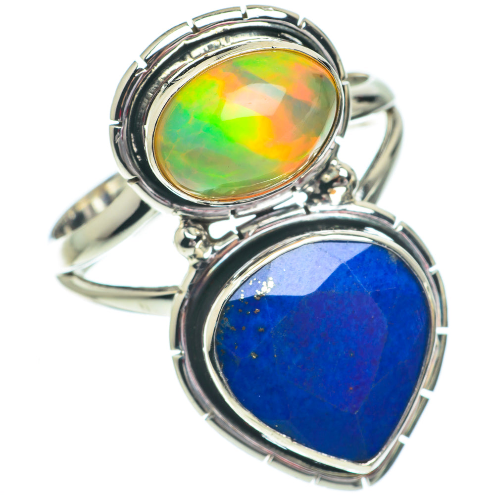Lapis Lazuli Rings handcrafted by Ana Silver Co - RING64406
