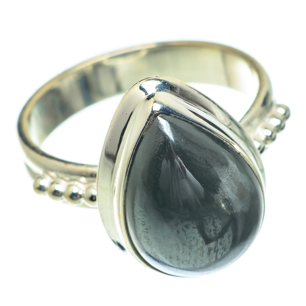 Hematite Rings handcrafted by Ana Silver Co - RING64434