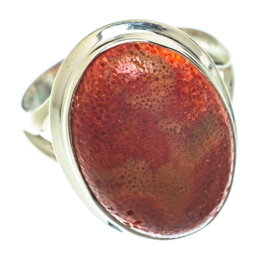 Sponge Coral Rings handcrafted by Ana Silver Co - RING64445