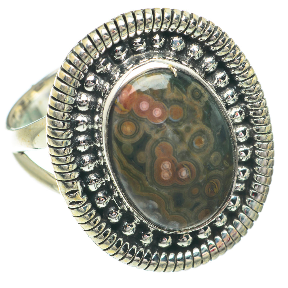 Ocean Jasper Rings handcrafted by Ana Silver Co - RING64461