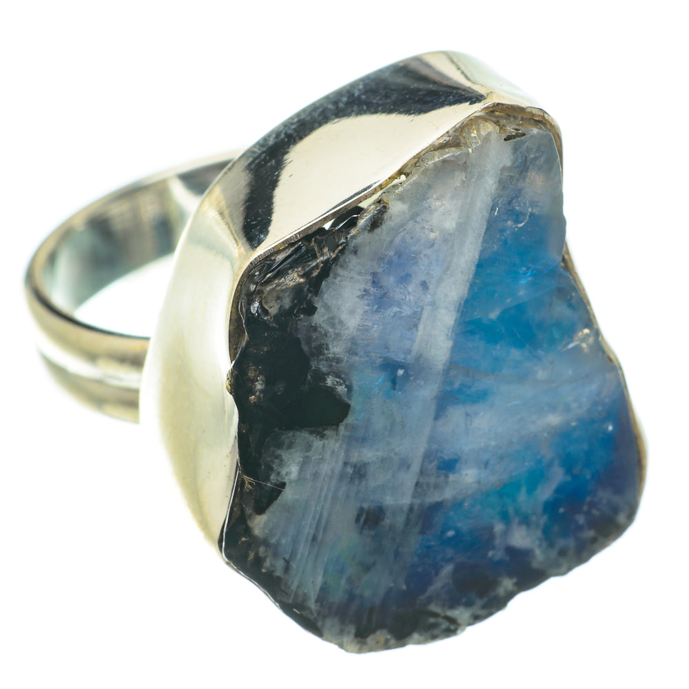 Rainbow Moonstone Rings handcrafted by Ana Silver Co - RING64470