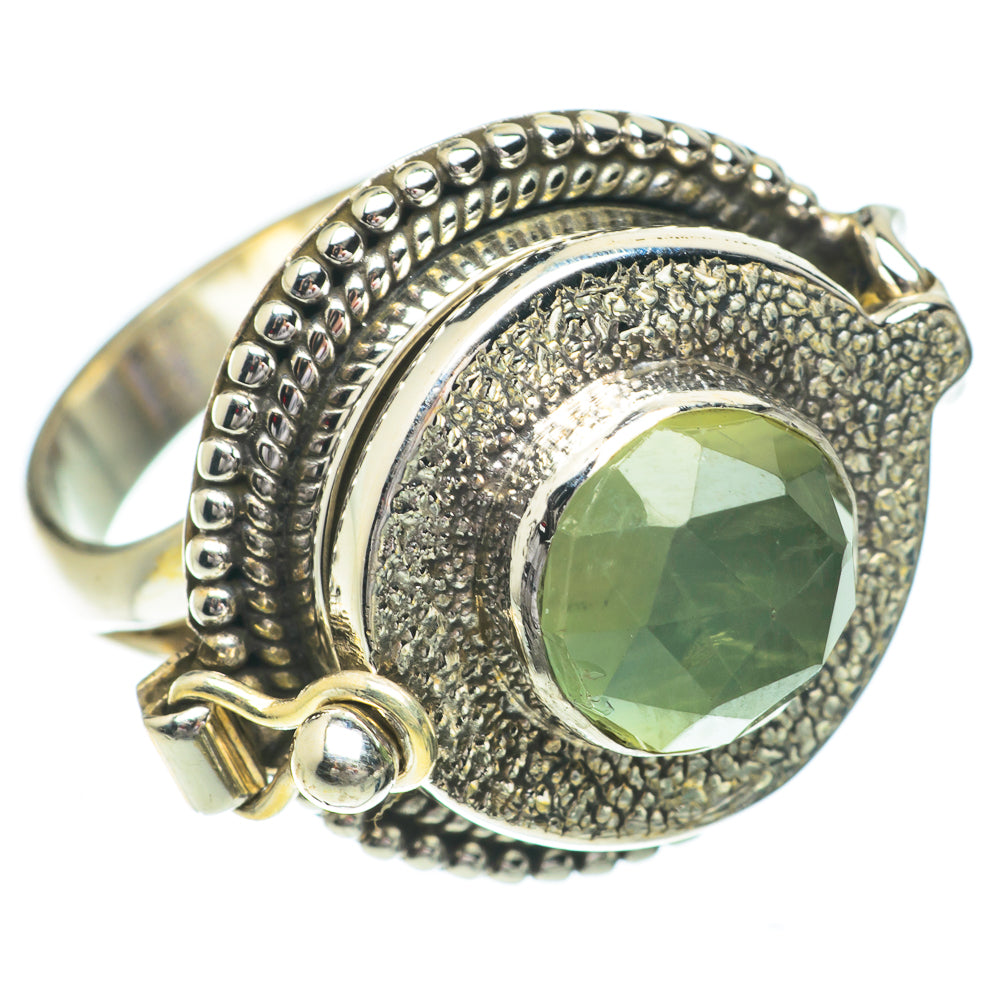 Prehnite Rings handcrafted by Ana Silver Co - RING64504