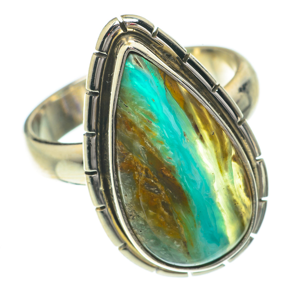 Peruvian Opal Rings handcrafted by Ana Silver Co - RING64570