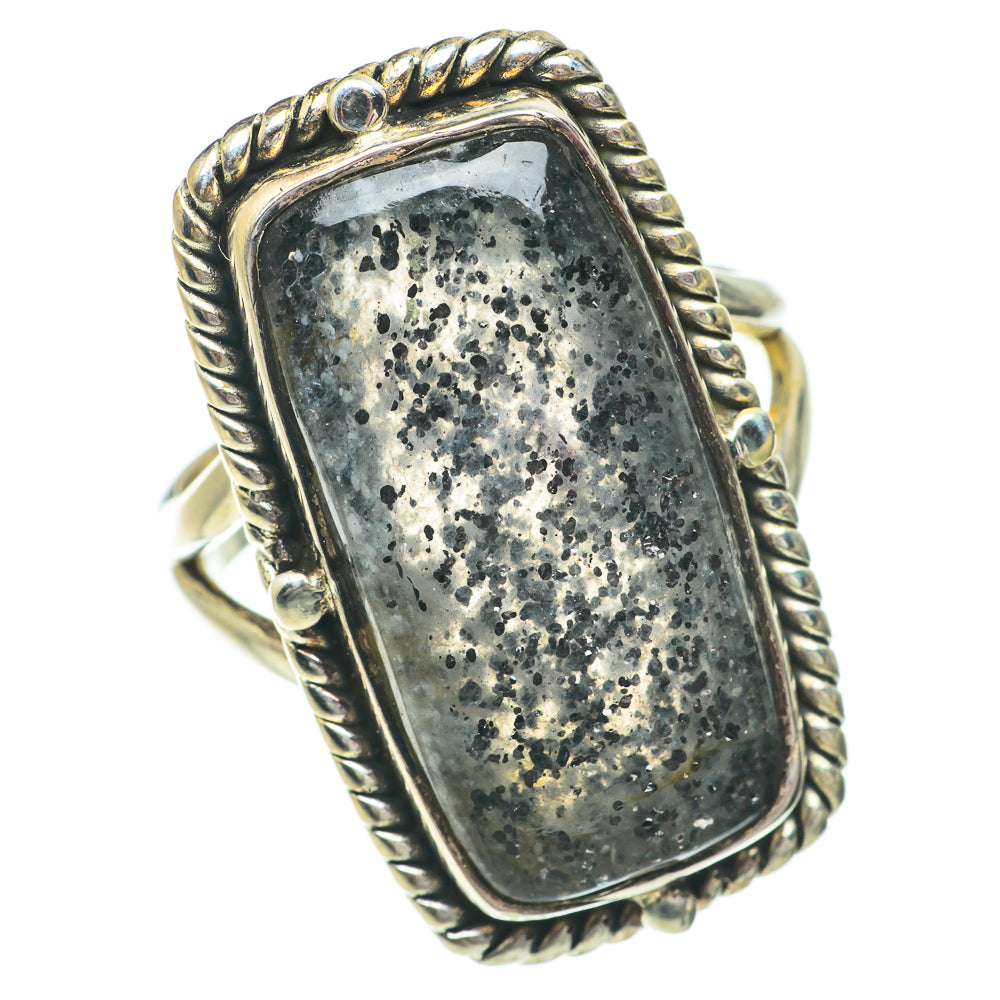Tourmalinated Quartz Rings handcrafted by Ana Silver Co - RING64589
