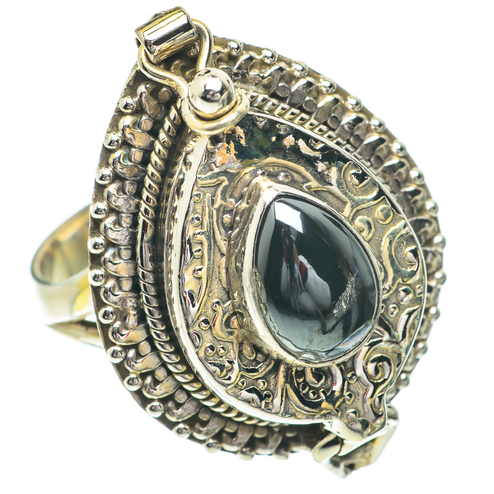 Hematite Rings handcrafted by Ana Silver Co - RING64594