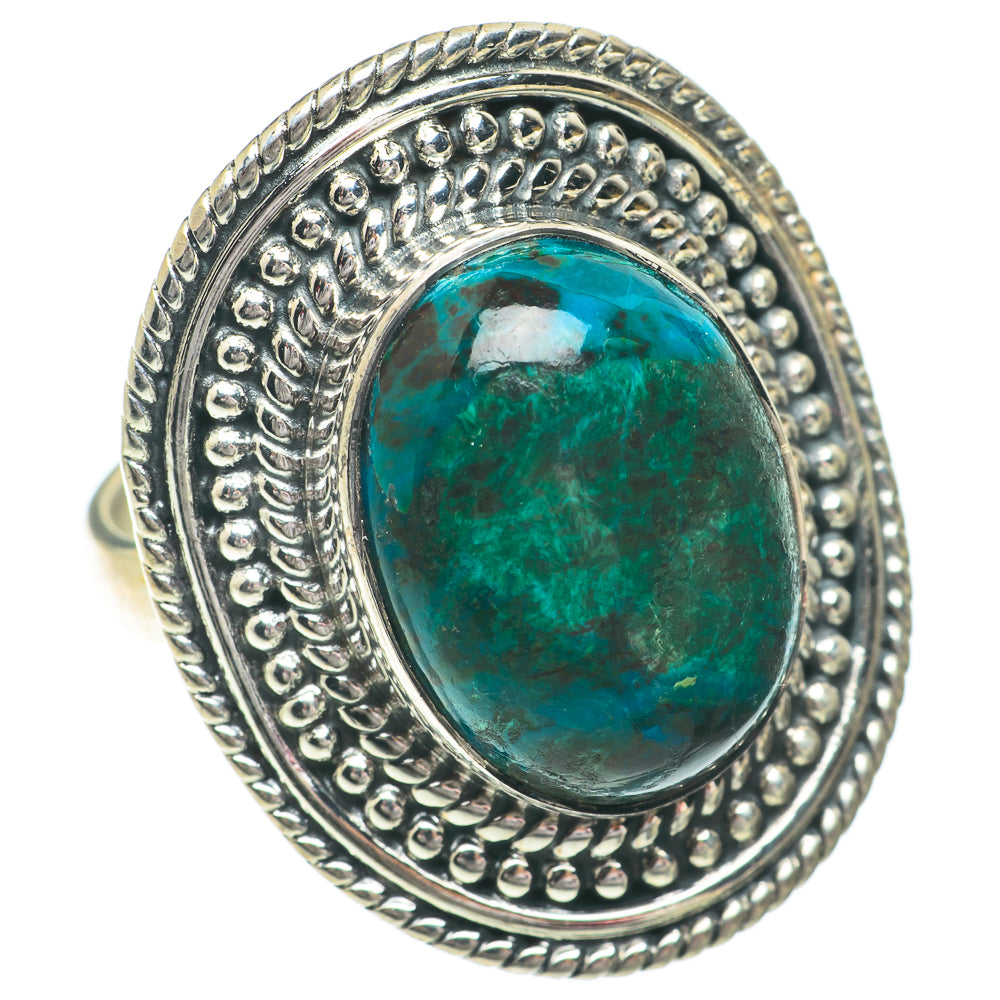 Chrysocolla Rings handcrafted by Ana Silver Co - RING64601