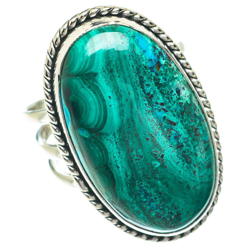 Chrysocolla Rings handcrafted by Ana Silver Co - RING64625