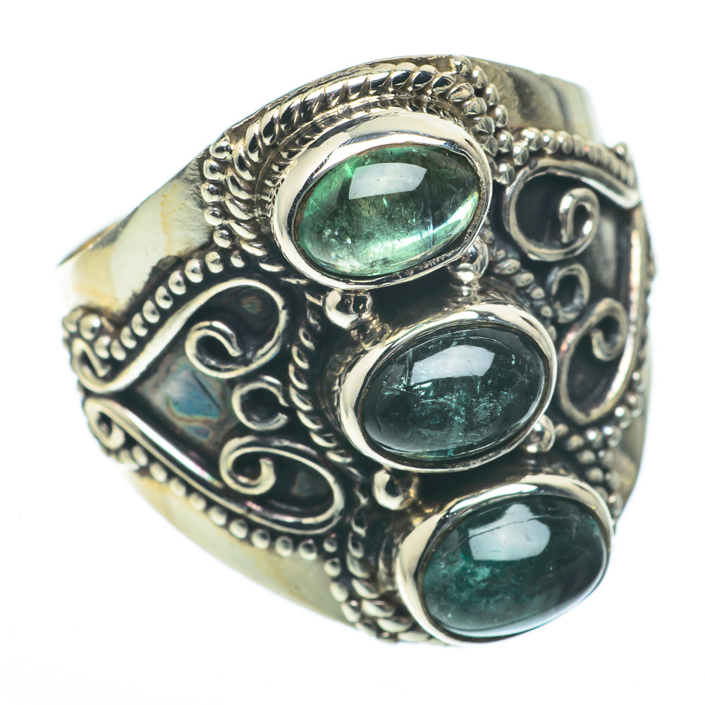Green Fluorite Rings handcrafted by Ana Silver Co - RING64638