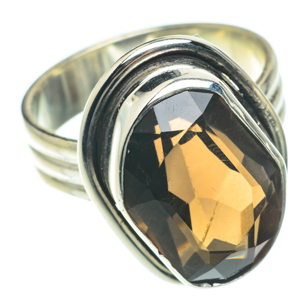 Smoky Quartz Rings handcrafted by Ana Silver Co - RING64642