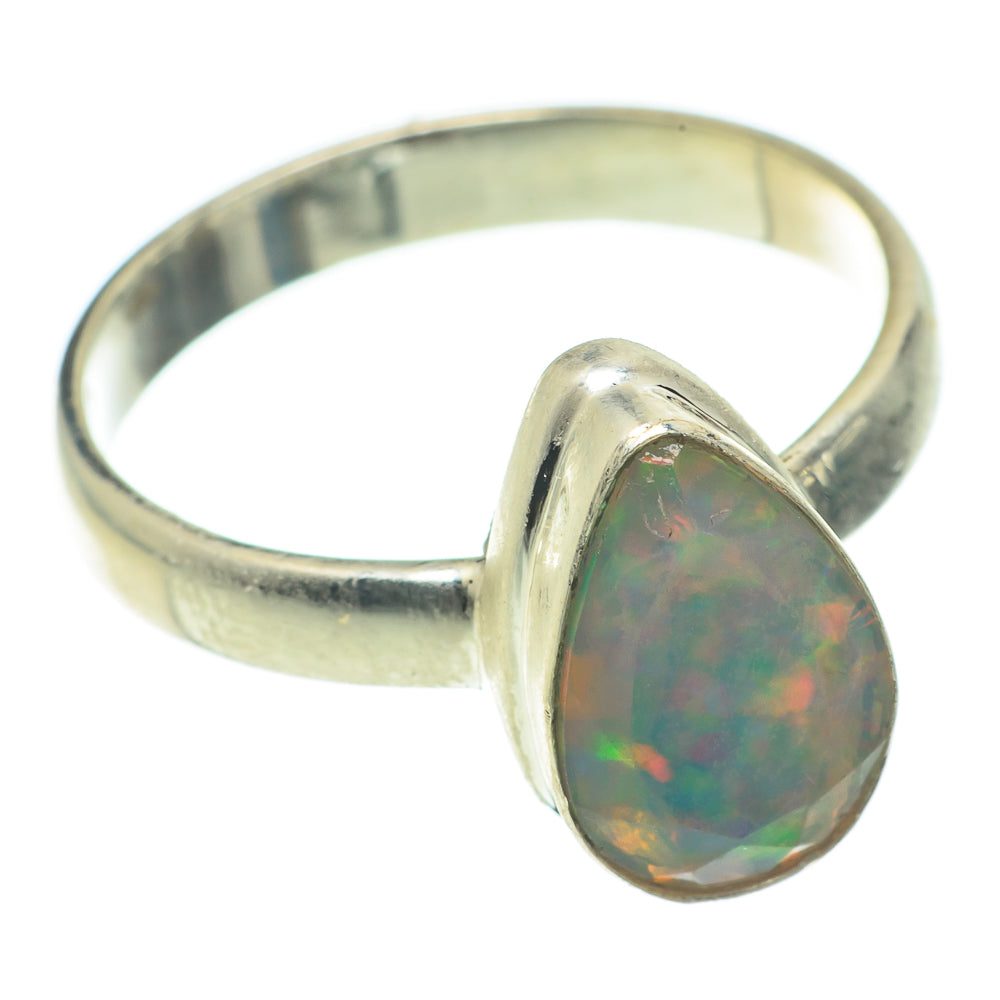 Ethiopian Opal Rings handcrafted by Ana Silver Co - RING64692