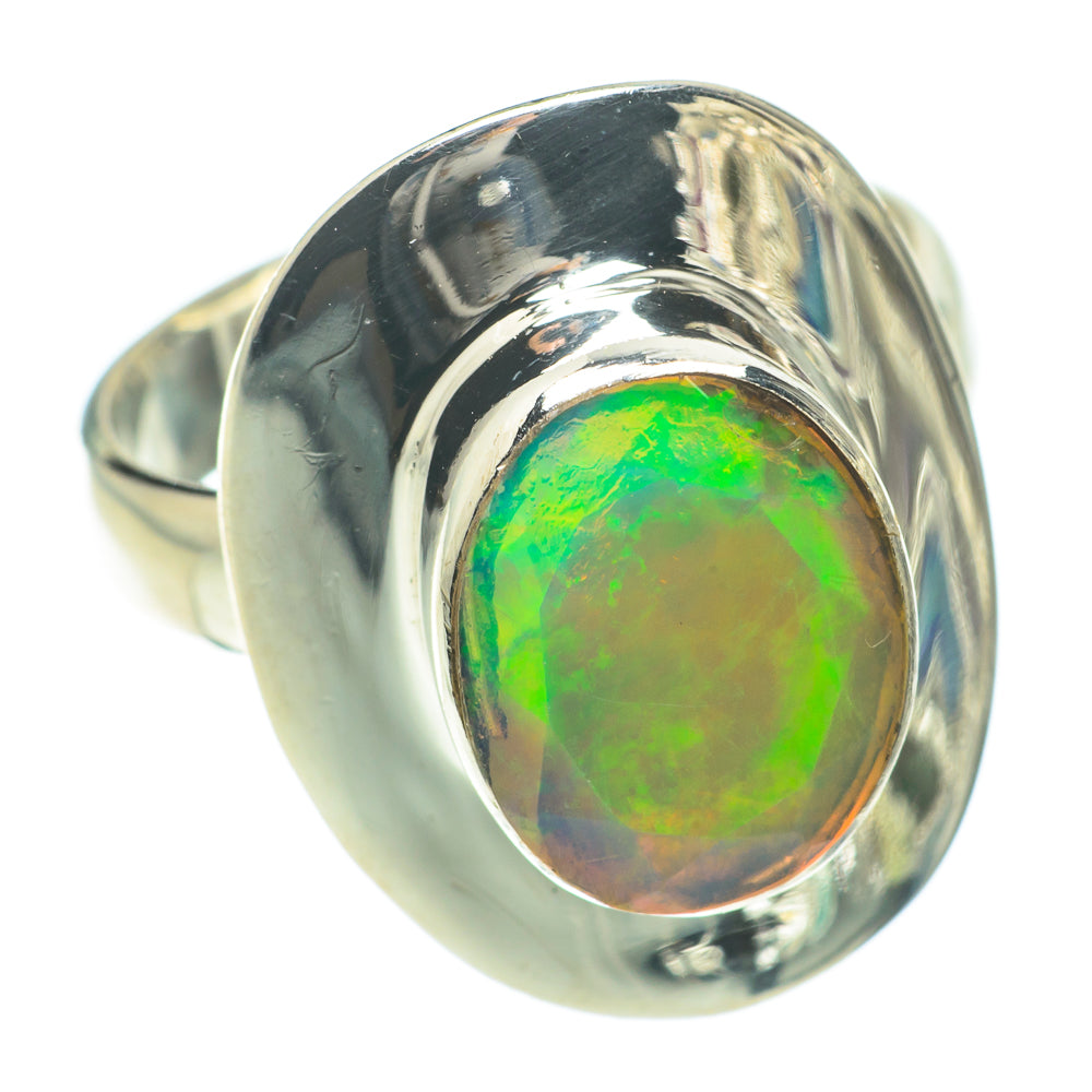 Ethiopian Opal Rings handcrafted by Ana Silver Co - RING64694