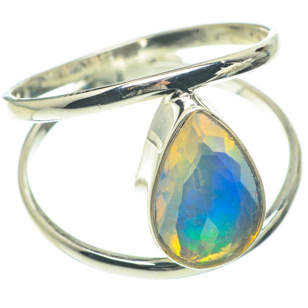 Ethiopian Opal Rings handcrafted by Ana Silver Co - RING64723