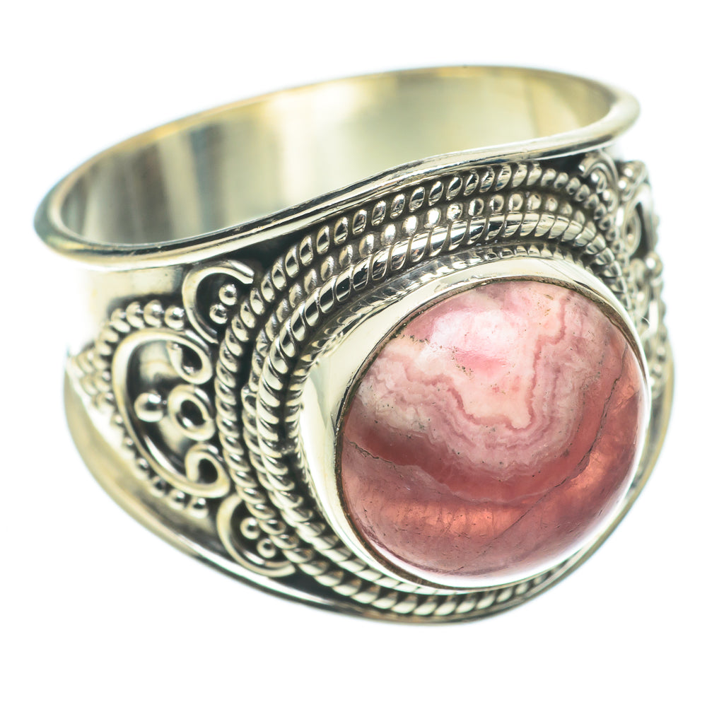 Rhodochrosite Rings handcrafted by Ana Silver Co - RING64741