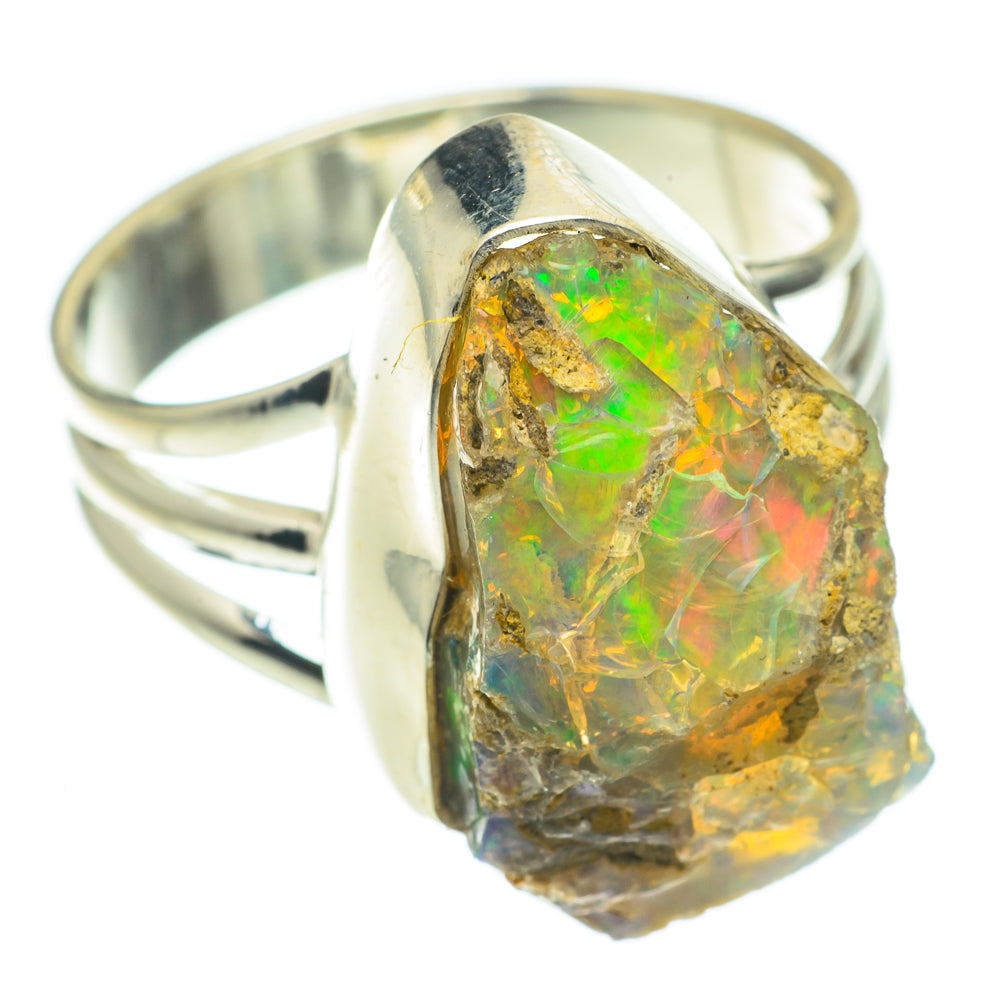 Ethiopian Opal Rings handcrafted by Ana Silver Co - RING64780