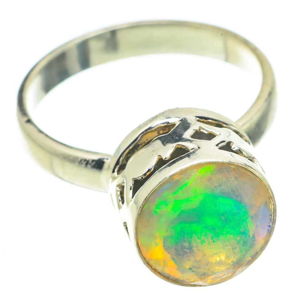 Ethiopian Opal Rings handcrafted by Ana Silver Co - RING64801