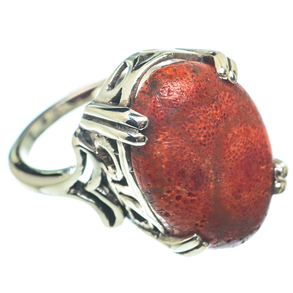 Sponge Coral Rings handcrafted by Ana Silver Co - RING64892